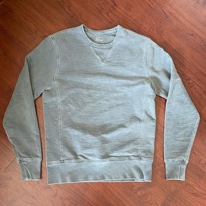 J. Crew Gray Garment-Dyed Crew Neck Sweatshirt - Men’s Medium